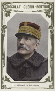 General de Boisdeffre (farget bilde) av French School