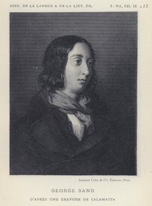 George Sand (litho) av French School