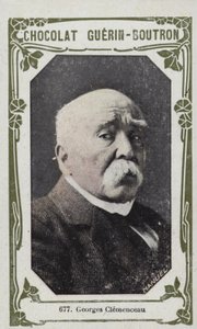 Georges Clemenceau (farget bilde) av French School