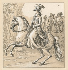 Tyskland XVII-XVIIIth Cent Costume av French School
