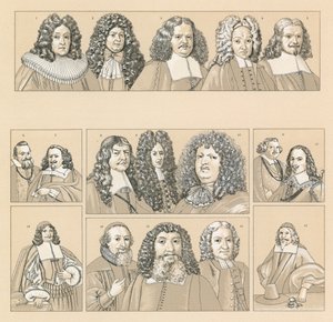 Tyskland XVII-XVIIIth Cent Costume av French School