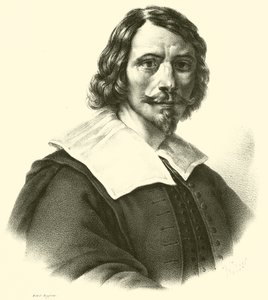 Giovanni Francesco Barbieri, kjent som Guercino, eller il Guercino, portrett av French School