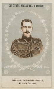 Storhertug Paul-Alexandrovitch, fjerde bror til tsaren av French School