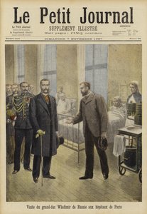 Storhertug Vladimir av Russland besøkte sykehusene i Paris, 1897 av French School