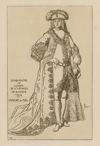 Stormester av St. Georgs orden av Bayern, 1729 av French School