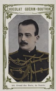 Storhertug Boris av Russland (farget bilde) av French School