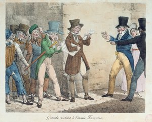 Stor seier for den franske hæren, kunngjøring om seier i slaget ved Trocadero, september 1823 av French School