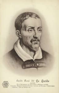 Guido Reni , italiensk maler (litho) av French School