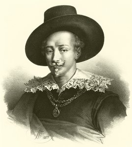 Guido Reni, portrett (gravering) av French School