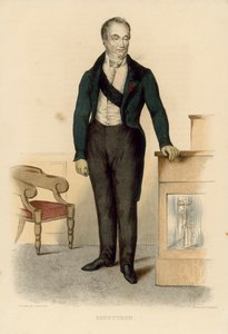 Guillaume Dupuytren (farget gravering) av French School