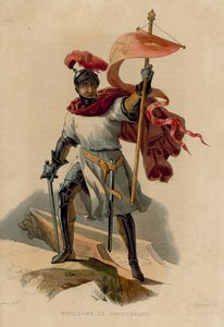 Guillaume le Conquerant (farget gravering) av French School