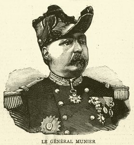 Gustave-Joseph Munier , fransk general (gravering) av French School