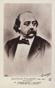 Gustave Flaubert (1820-1881), fransk forfatter av French School