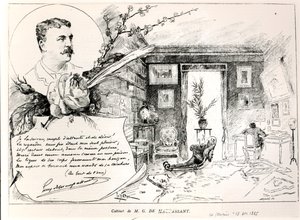 Guy de Maupassant (1850-93) og hans studie av French School