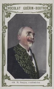 H Roujon, academicien (farget bilde) av French School
