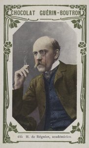 H de Regnier, academicien (farget bilde) av French School