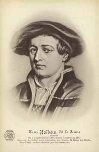 Hans Holbein den yngre, tysk maler (lito) av French School
