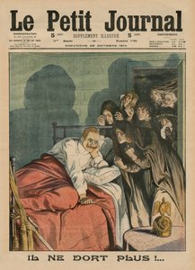 Han sover ikke lenger!, forsideillustrasjon fra 