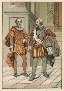 Henry IV og Sully av French School