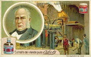 Henry Bessemer, oppfinneren av Bessemer-prosessen av French School