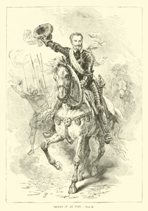 Henry IV i Ivry av French School