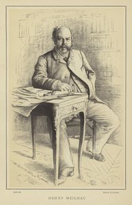 Henry Meilhac , fransk dramatiker og librettist av French School