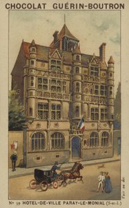 Hotel-de-Ville Paray-le-Monial, Saone-et-Loire av French School