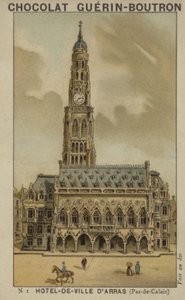 Hotel-de-Ville av Arras, Pas-de-Calais av French School