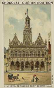 Rådhuset i Saint-Quentin, Aisne av French School