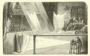 Hvordan lage spøkelser i teatret (gravering) av French School