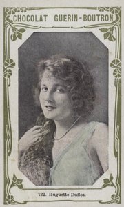Huguette Duflos (farget bilde) av French School