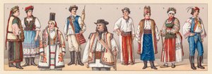 Ungarn og Kroatia kostyme av French School