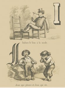 I J: Isidore den trendy løven/John gråter og John ler av French School