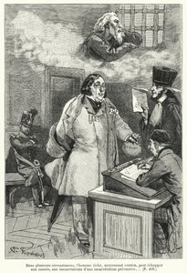 Illustrasjon for Le Juif Errant (gravering) av French School