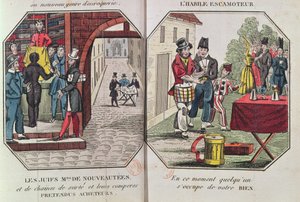 Illustrasjon for Le Paravoleur eller Kunsten å dirigere forsiktig i ethvert land, spesielt i Paris av Eugene Francois Vidocq, 1830 av French School