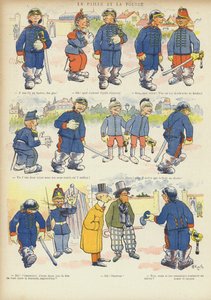 Illustrasjon for Le Rire (farge litho) av French School