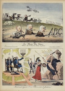 Illustrasjon for Le Rire (farge litho) av French School