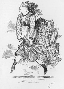 Illustrasjon for The Assommoir, A Realistic Novel, av Emile Zola (gravering) av French School
