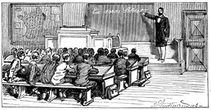 Illustrasjon av boken av Emile Lavisse "Tu seras soldat", Armand Colin, 1899 av French School