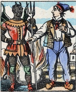 Illustration of the tale “” The Devil