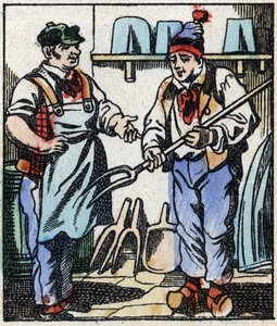 Illustration of the tale “” The Devil
