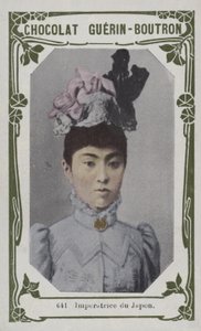 Keiserinne av Japan (farget bilde) av French School