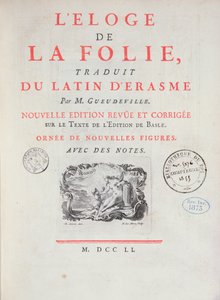 In Praise of Folly, 1751 (trykt papir) av French School