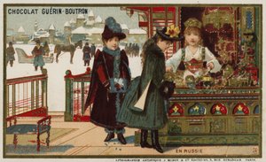 I Russland (chromolitho) av French School