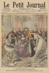 I St Petersburg (farge litho) av French School
