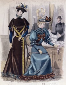 I undertøysbutikken, 1892 av French School