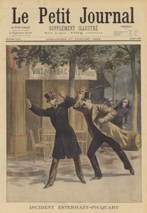 Hendelse mellom major Esterhazy og den tidligere obersten Picquart av French School