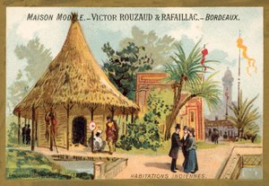 Indiske boliger, Exposition Universelle, Paris av French School