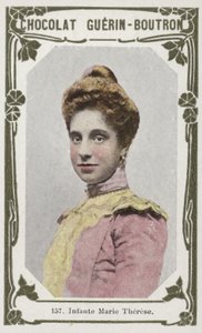 Infante Marie Therese (farget bilde) av French School