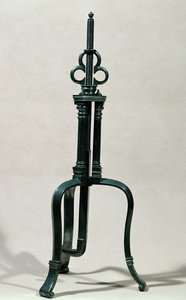 Instrument for trepanasjon, lik et illustrert av Ambroise Pare (ca. 1510-90) 1500-1700-tallet (metall) av French School